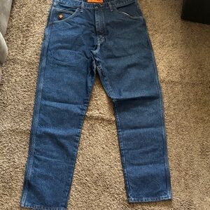 Wrangler Dark Blue Straight Jeans